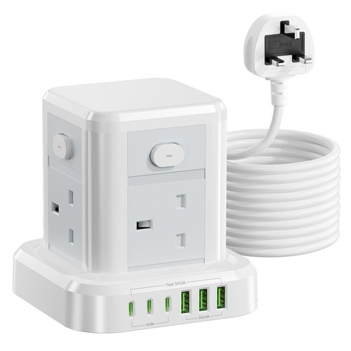 Cube extension lead with usb - cube,