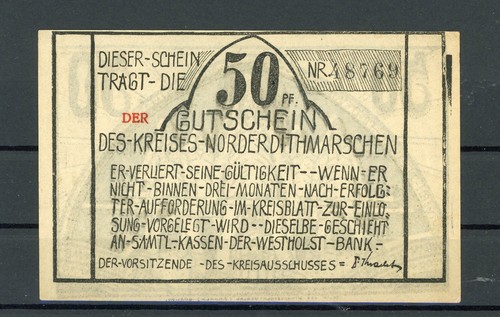 Norderdithmarschen pfennig - 50,