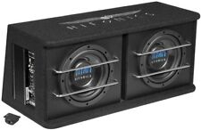 Hifonics TDA200R 2 x 20 cm 8 Zoll Aktiv-Dual-Bassreflex Subwoofer
