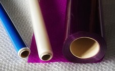 Bügelfolie 10 Meter - 60-68 cm breit - wahlweise in drei transparenten Farben