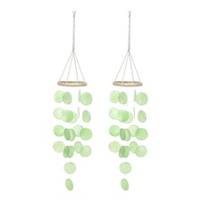 2 Stück 35" Capiz Windspiel