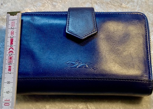 Longchamp leder portemonnaie - leder,