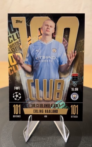 Erling haaland club 100 karte - erling,