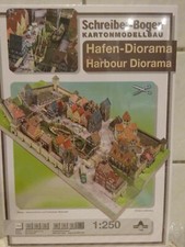 Hafen-Diorama Häuser Hafen
