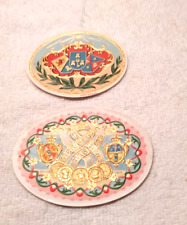 2 ALTE ETIKETTEN WERBUNG TABAK ZIGARREN