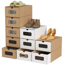 10X Schuhboxen Karton Kiste