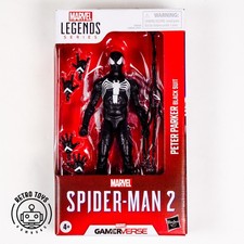 Symbiote Peter Parker Black Suit Spider-Man 2 Marvel Legends Series GamerVerse