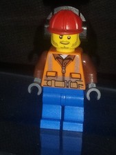 Lego City Minifigur Bauarbeiter/ Handwerker