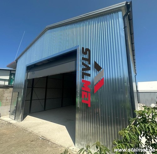 Blechgarage 8x8x6m blechhalle - blechgarage,