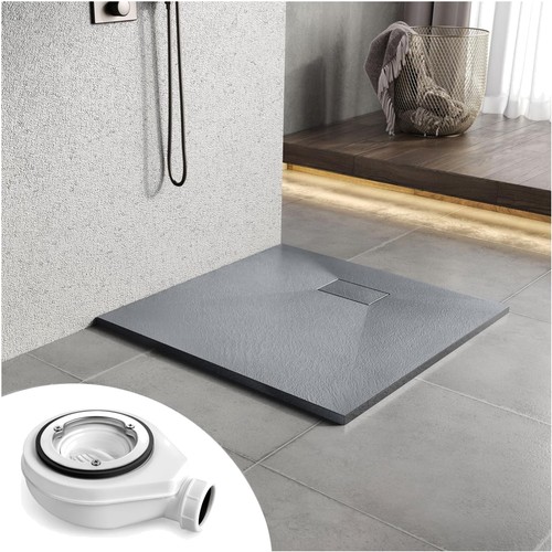 Duschwanne 90x90cm grau - duschwanne,