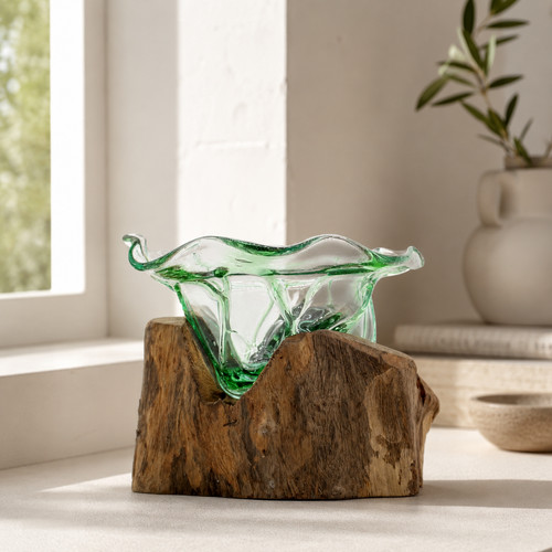 Grüne glasschale - grüne,