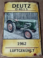 Blechschild Deutz D 40,1 S