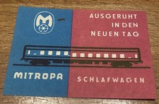 1 Zündholzetiketten, Streichholzetiketten, Mitropa