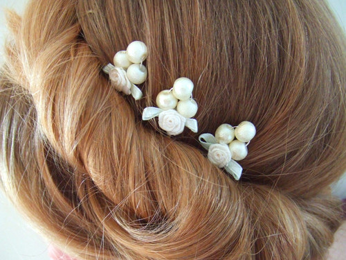 Kopfschmuck kommunion blüte - kopfschmuck,
