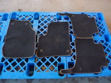 PORSCHE Cayenne S 955 9PA Fussmatten Stoff schwarz Umrandung: 6K1 SANDBEIGE