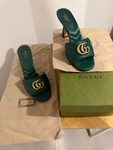 Gucci damen sandalen grün - gucci,
