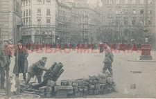 H13 Foto Freikorps München 1919 Revolution Kämpfe am Bahnhof Mörser munich