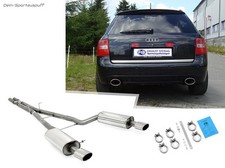 Fox Duplex Komplettanlage ab Kat Audi RS6 4B Tyo C5 Limo Avant 140x90mm oval