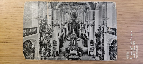 Postkarte wallfahrtskirche - postkarte,