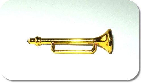 Miniatur fanfare trompete - miniatur,