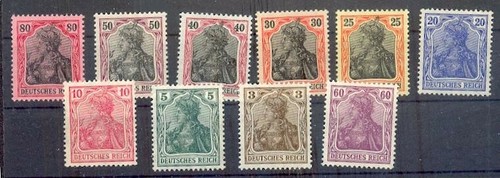 Germania 93ii satz mnh - dr-germania,