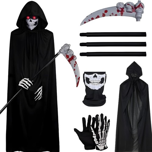 Halloween kostüm sensenmann - kostüm,