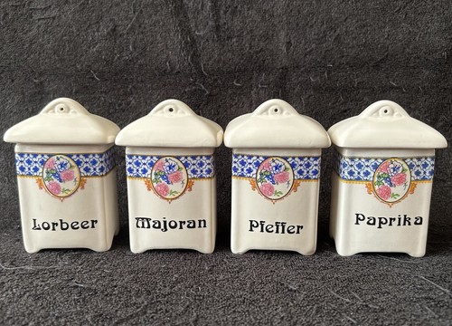 Porzellan gewürzdosen mit - porzellan,