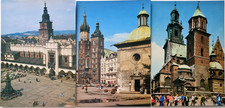 Postkarten Lot 3 x Kraków