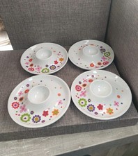 4x Eierbecher Porzellan