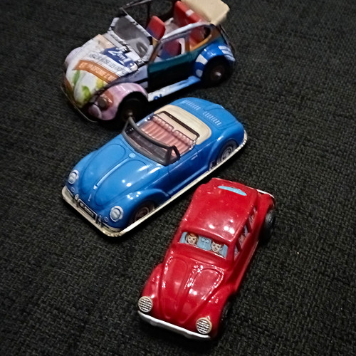 Käfer spielzeugauto - 3x, vw