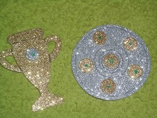 Pokal Meisterschale Deko-Set
