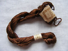 Stickgarn braun Herko Perl Garn sticken Strang Beilaufgarn vintage DIY basteln