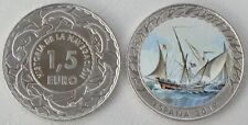 1,5 Euro Spanien 2019 Geschichte der Schifffahrt Span. Schebecke des 17. Jhdts.