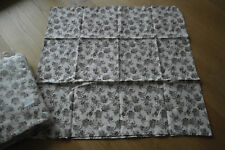 Markenbettwäsche 60er Jahre Bettwäsche Vintagestil 2 Garnituren OVP brauntön