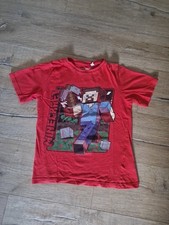 T- Shirt, MINECRAFT, C&A, Gr.134/140, rot