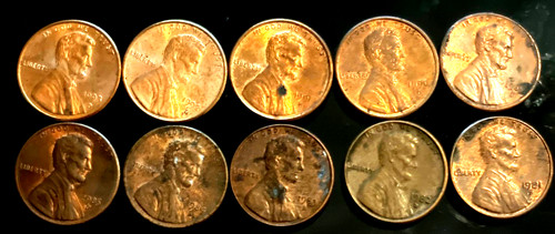 Usa 10x 1 one cent - 🇺🇸,