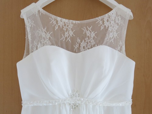 Brautkleid neu empire - brautkleid, gr.