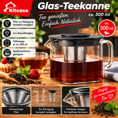 Glas teekanne tee - teekanne, kanne