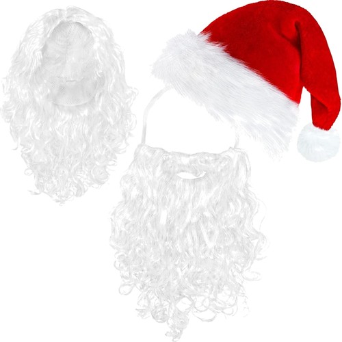 Weihnachtsmann mütze bart - mütze,
