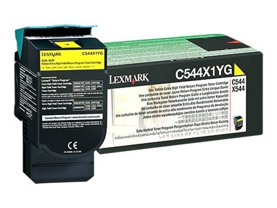 Lexmark c544x1yg tinte - c544x1yg, gelb