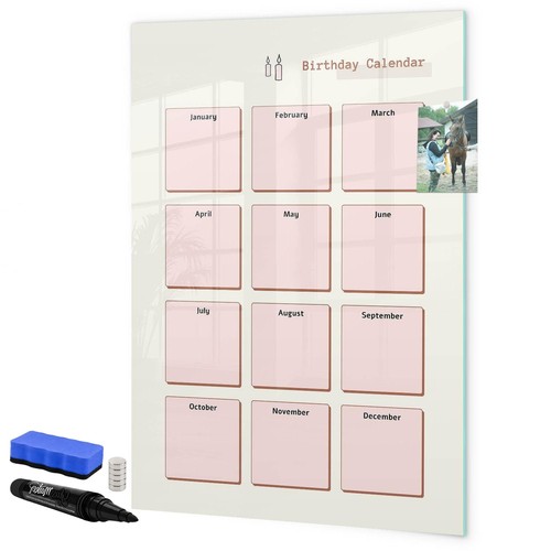 Glas magnettafel für notizen - für,