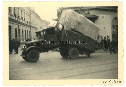 Orig foto lkw unfall - foto,