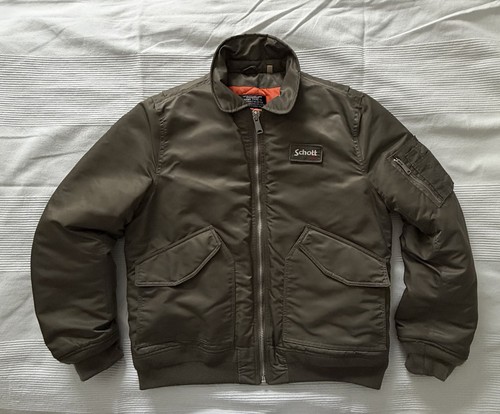 Schott bomberjacke 2xl - schott, oliv