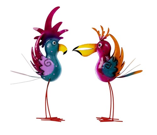 2er set vogelfiguren exotisch - 2er,