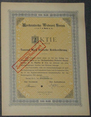 Mechanische weberei sorau - 50,