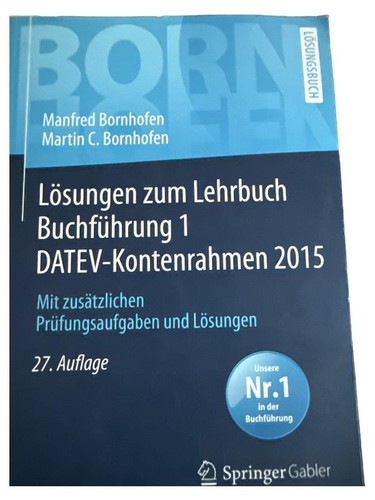 Springer gabler buchführung - gabler, 1
