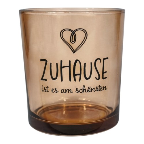 Teelichthalter glas 10cm - teelichthalter,
