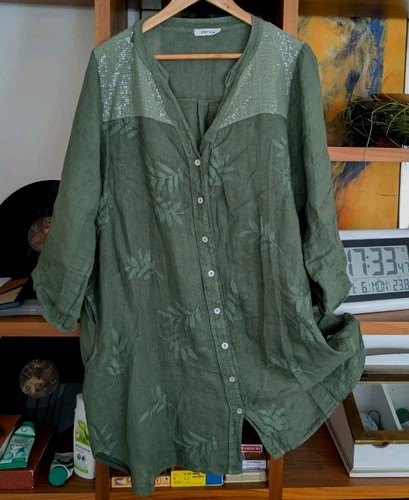 Lagenlook hemdbluse tunika - lagenlook,