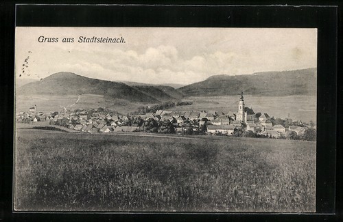 Ansichtskarte stadtsteinach - ansichtskarte,