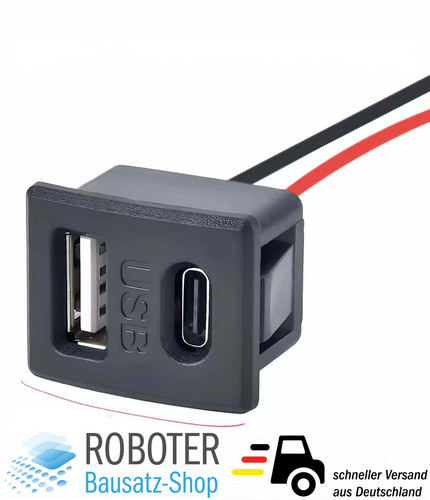 Einbaubuchse usb - einbaubuchse, +usb-c